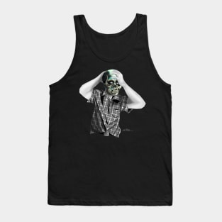 Skull Mask - colour splash Tank Top